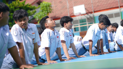 Sinergi SKATUSA dan Koramil Paliyan Siapkan Mental Siswa Hadapi Dunia Kerja