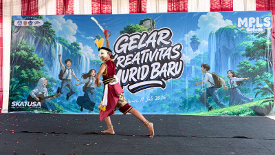 Gelar Kreativitas Budaya Warnai Penutupan MPLS Ramah 2026 SMKN 1 Saptosari